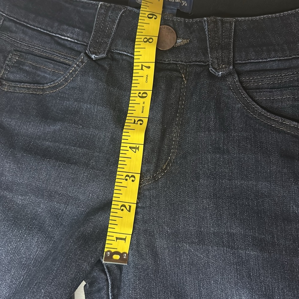 DEMOCRACY "Ab"solution® Booty Lift Jegging Dark Indigo Jeans Women’s Size 2 - Picture 10 of 12